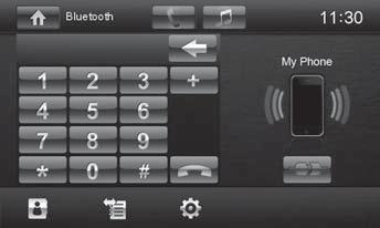 Režim Bluetooth Spojování přístrojů Bluetooth Při prvním spojení zařízení s autorádiem postupujte takto: Ujistěte se, že na autorádiu i na Vašem zařízení je aktivována funkce Bluetooth.