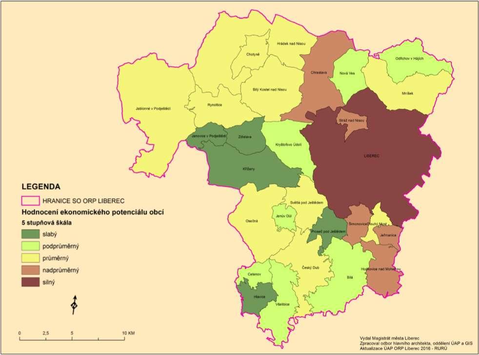 Hospodářská situace správního obvodu ORP Liberec Ekonomickou aktivitu na území SO ORP Liberec specifikuje následující tabulka: Ekonomické subjekty dle předmětu činnosti (CZ NACE) k 31.12.