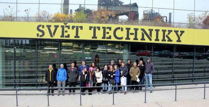 Čtvrtek byl zaměřen na návštěvu Světa techniky v Dolní oblasti Vítkovic a její interaktivní expozice.
