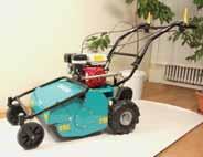 430 Nôž 5,25 158 Sk F075400 FLG5000 cepová mulčovacia kosačka Šírka záberu: Typ motora: Šasi: Pohon kolies: Žací mechanizmus: 4,0 kw (5,5 KS) 50 cm Honda GX160 oceľ 1-stupňový pohon 24 nožov 95 kg 2.