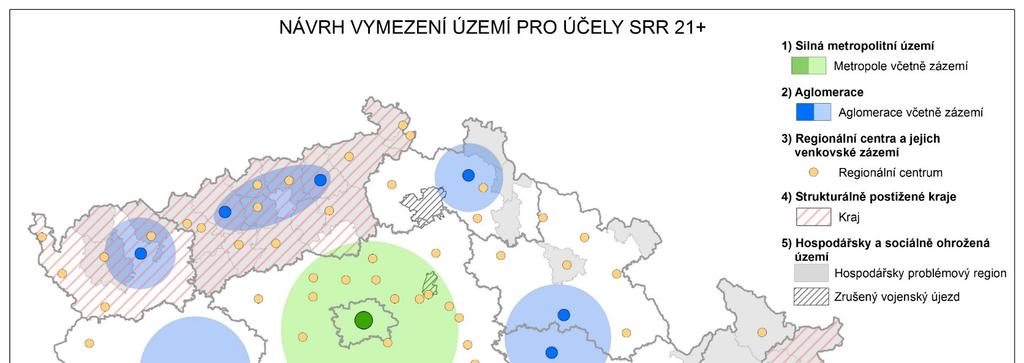 Geografické vymezení strategických cílů zázemí