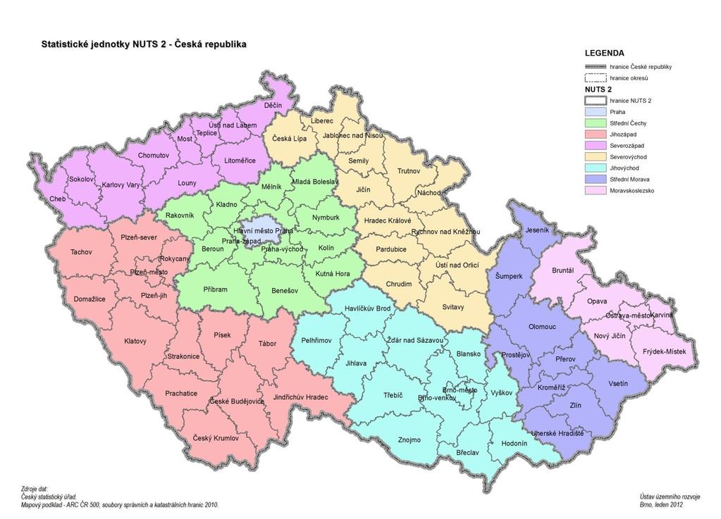 STRATEGIC PLANNING IN THE CZ The district Brno-city - limited statistical data All