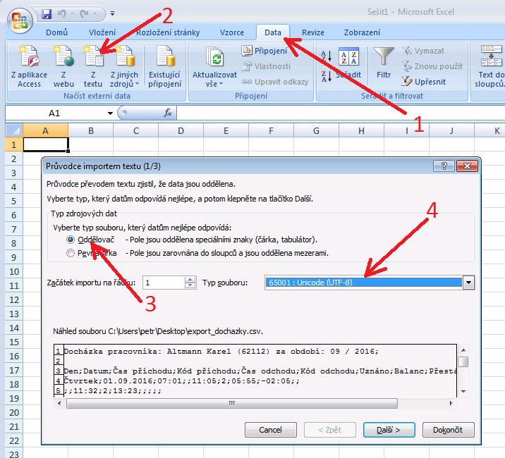 V Excelu z MS Office 2007 je někdy třeba otevřít nový prázdný sešit a v něm