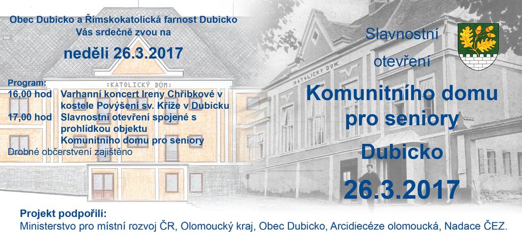 tí 360 DEGRESS CONSTRUCT s.r.o., Valašské Meziříčí, za cenu 125.840 Kč vč. DPH s realizací v roce 2017. Darovací smlouvu na poskytnutí finančního daru Charitě Zábřeh ve výši 8.
