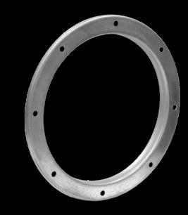 NSP pro spojování Spiro potrubí atp. Materiálem je ocelový pozinkovaný plech.