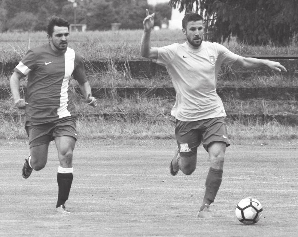 Martinák, Janda (65. Viktora), Petrů, P. Jelínek Zeman. Trenér: Michal Váňa. V domácím prostředí odehrálo áčko 2. kolo, přivítalo na fotbalovém stadionu družstvo Pátku.