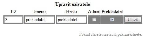 Vidí ovšem i přihlašovací jméno, heslo a id účtu. [Obr. 3.