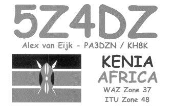 Z RADIOAMATÉRSKÉHO SVĚTA Keňa - 5Z4 - podle antropologů kolébka lidstva Jan Sláma, OK2JS Anténní stožár 5Z4DZ Alex van Eijk, PA3DZN, nyní 5Z4DZ Právě na území dnešní Keni našli archeologové lebku a