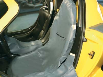 Porsche Carrera GT Potahy na sedadla pro Porsche Optimální ochrana všech předních sedadel Porsche, s výjimkou Carrera GT. Jeden kus (univerzální velikost pro sedadla řidiče a spolujezdce).