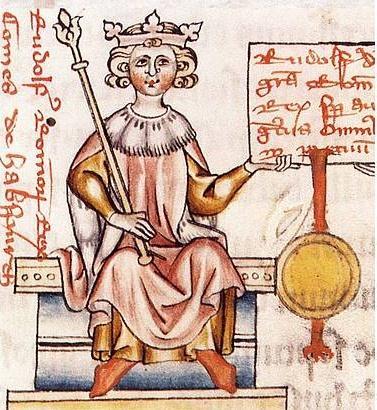 postupně rozšiřovali své državy a získávali nové hodnosti r. 1273 se hrabě Rudolf (r. 1278 porazil Přemysla Otakara II.