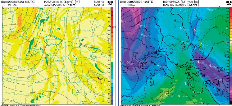 SILNÁ BOUŘE NA PELHŘIMOVSKU DNE 23. KVĚTNA 2005 Milan Šálek, Český hydrometeorologický ústav, pobočka Brno, Kroftova 2578/43, 616 67 Brno, salek@chmi.