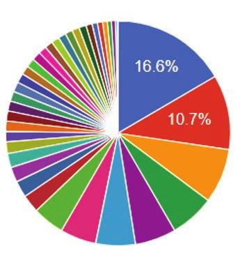 Tým s malou šířkou, u kterého pochází téměř 80 % obratu z jedné linie: Osobní body Skupinové body Pozice Provize 115,50 b 8.636,50 b 20 % 287,65 EUR 2.