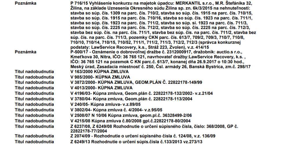 c) Údaje o obhliadke predmetu posúdenia: Miestna obhliadka spojená s miestnym šetrením vykonaná dňa 11.09.2017 za účasti Mgr.
