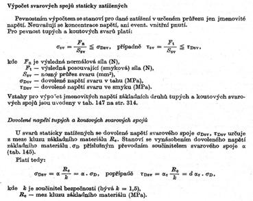 2. Výpočet svarů 3.