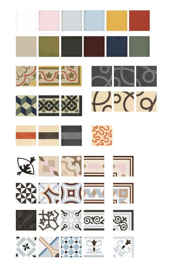 1900 Obklad / dlažba matná Tassel / omillas / acaya foto strana 9, 10, 11, 12 foto strana 8, 12, 13 Obklad / dlažba matná (, v každém balení 25 ks z mnoha různých motivů) 1900 20 20 sokl 9 20 128