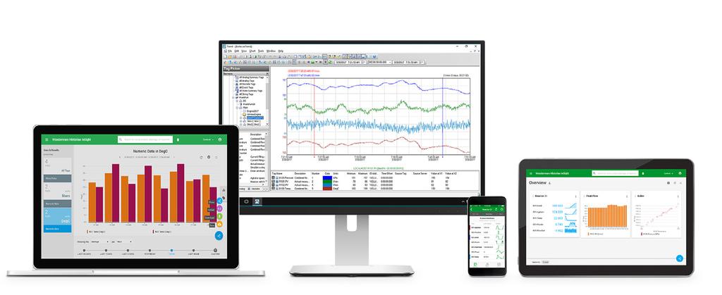 Přehrávání HMI/SCADA historie Pro názornou analýzu historie průběhu technologických nebo výrobních procesů v grafickém HMI/SCADA prostředí lze nově využít funkci přehrávání historie (HMI/SCADA