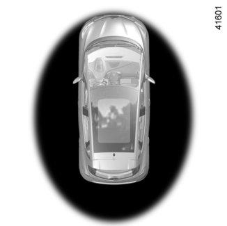 KARTA RENAULT HANDS-FREE : použitie (1/4) K dispozícii sú dva režimy zamykania/odomykania vozidla: RENAULTkarta v režime "hands-free"; RENAULTkarta v režíme diaľkového ovládania.