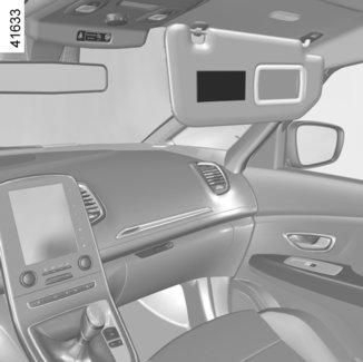 BEZPEČNOSŤ DETÍ: vypnutie, zapnutie AIRBAG PRE SPOLUJAZDCA VPREDU (2/3) A A 4 Tieto inštrukcie vám pripomínaju označenia na palubnej doske a štítky A na každej strane slnečnej clony pre spolujazdca 4