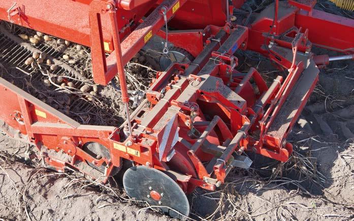 Přítlak na hrůbek a hloubka vyorávání zůstávají konstantní TerraControl TerraControl