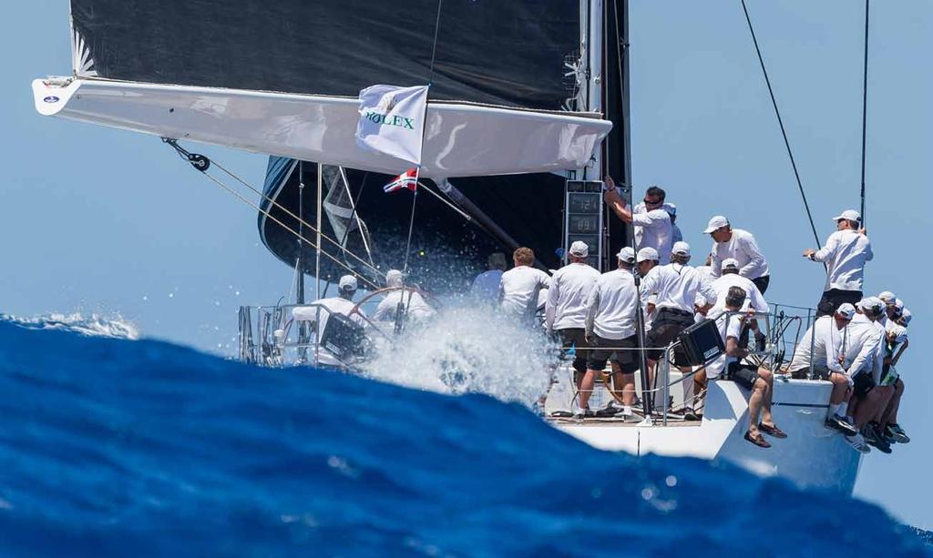 80 SPORT Rolex Swan Cup Caribbean 2015 do 60 stop nedopustil žádné překvapení James Blakemore se svou jachtou Music (Swan 53). V posledních dvou dnech vítr zeslábl a osciloval mezi 15 až 18 uzly.