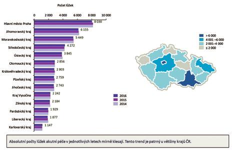 Mezi nejzávažnější problémy patří snižující se kapacita sester v akutní lůžkové péči, zejména ve směnných provozech u lůžek.