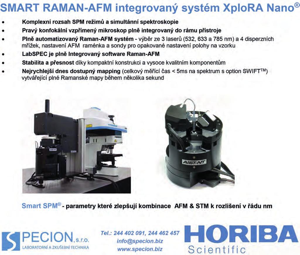 RAMANOVA SPEKTROSKOPIE Výsledných 35 spekter pak bylo analyzováno pomocí clusterové metody DCA v modulu MVA multivariantní analýzy ze software LabSpec 6. Průměrná třída spekter je uvedena na obr. 3. Korelace s Ramanskými spektrálními knihovnami provedená pomocí edice HORIBA ze známého informačního produktu KnowItAll (Bio-Rad Laboratories, Inc.