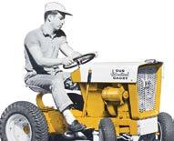 užitkových vozidel 1966 První zahradní traktor na světě s hydrostatickou převodovkou 1972 Debut zahradního traktoru Cub Cadet