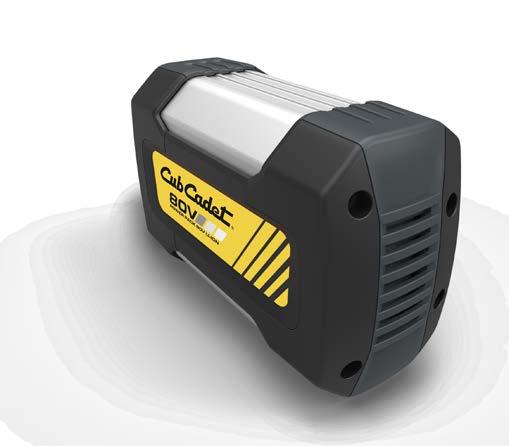 JEDEN AKUMULÁTOR PRO VŠECHNY STROJE NOVÁ 80V TECHNOLOGIE CUB CADET ZAHRADNÍ STROJE Cub Cadet Power Pack 80V LI-ION DURA SYSTEM jsou speciálně vyvinuté pro maximální výkon a neomezený dosah.