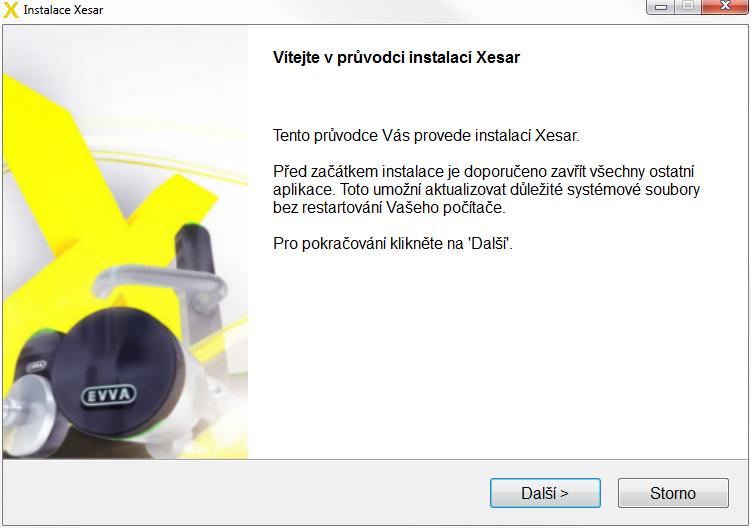 Xesar 2.2 máte možnost provést import databáze stávající instalace Xesar (V1.1, V2.0, V2.1).