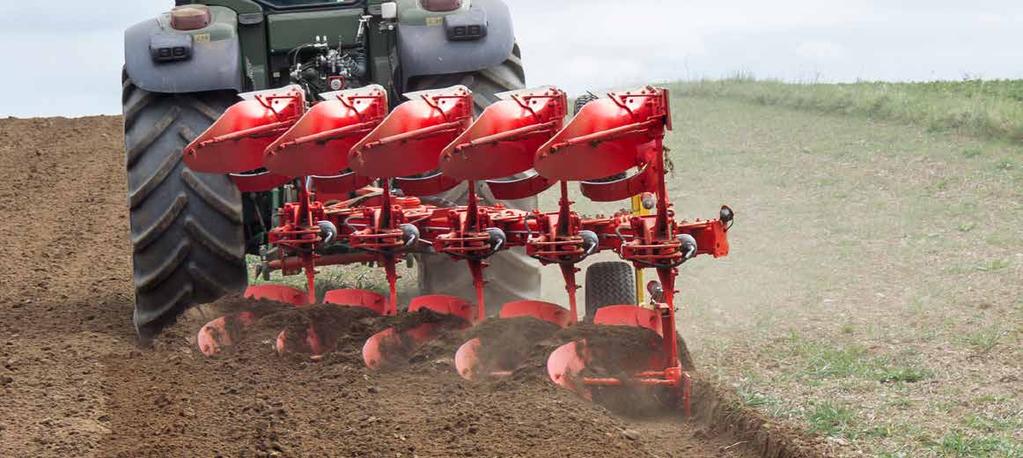 Osvědčený systém Systém NOVA umožňuje díky variabilním hydraulickým přepěťovým tlakům přizpůsobení různým typům půdy a množství