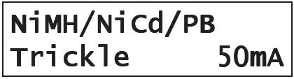 g) Zadání přestávky mezi jednotlivými cykly údržby akumulátoru (Waste Time) V programu cyklického udržování akumulátorů (po sobě následujících opakovaných cyklech nabíjení a vybíjení akumulátoru) se