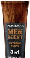 = 27, Kč Dermacol sprchový gel 3v1 Extreme clean 250 ml Dermacol Deo sprej Extreme clean