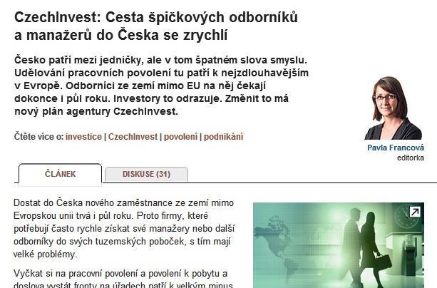 Zive.cz ČIA News Ost-West Contact Finanční noviny IHned.