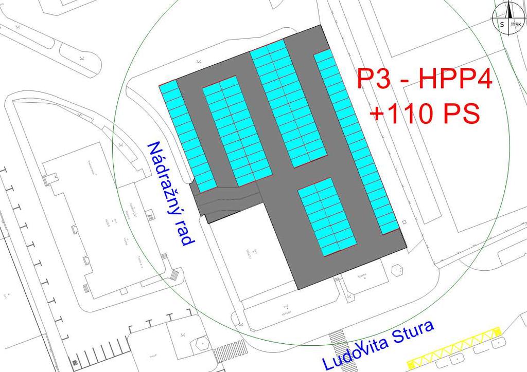 23162 Prednádražie P3 Výstavba nové HPP u parkoviště Billa u žel.