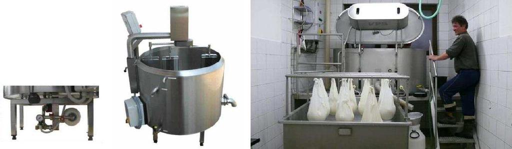 procesorom GPC 145 pre automatickú reguláciu ohrevu a chladenia trojdielna syrárska harfa na planétovej prevodovke Zapojenie 400V 3N 50 Hz.