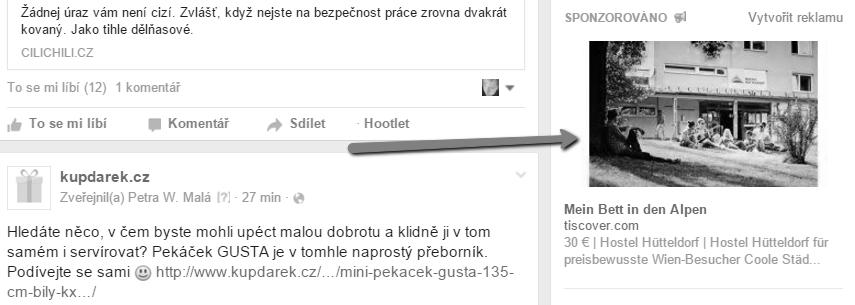 v pravém sloupci na stolních počítačích (podoba reklamy při zobrazení v pravém sloupci). Retargeting Metoda, která vám umožňuje sledovat, kdo navštívil váš web nebo e-shop.