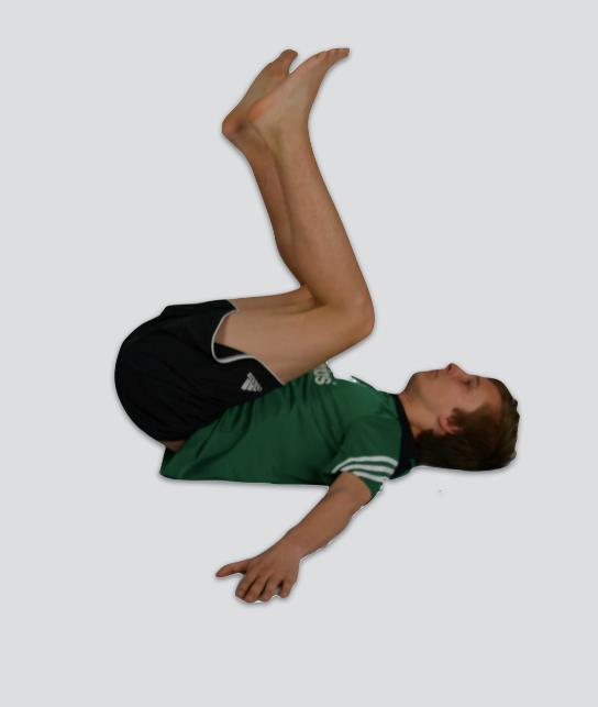 Pohyb nahoru ukončit tehdy, když jsou stehna, hýždě a trup v jedné rovině.