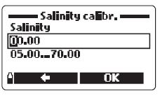 Salinita Měření salinity je založeno na praktické stupnici salinity, která využívá měření elektrické konduktivity.