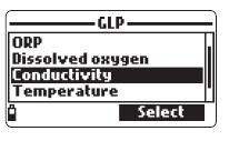 Když kalibrovaný rozsah % rozpuštěného kyslíku, je kalibrován také rozsah koncentrace rozpuštěného kyslíku a naopak.