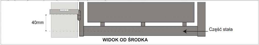 Umístění: Poté přimontujte držák ke sloupku dle konkrétní pozice. B 23mm 1 2 3 4 5 Nakreslete vodorovnou čáru ve střední části brány, kde bude připojen pohon.