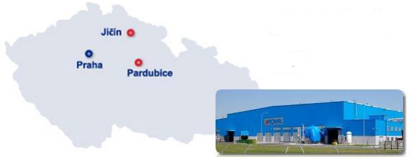 4 PŘEDSTAVENÍ ZKOUMANÉHO PODNIKU Zkoumaným podnikem této diplomové práci je východočeský podnik Ronal CR, s.r.o. Veškeré informace jsou dohledatelné v Obchodním rejstříku.