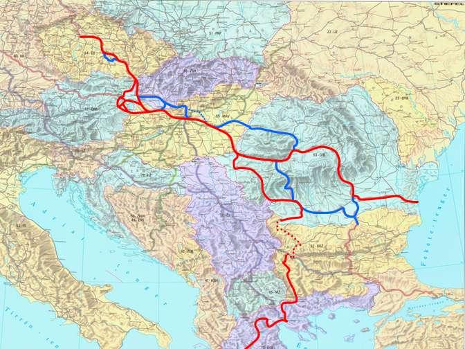 Přílohy k části 1 Příloha 1: Předpokládaná geografická poloha koridoru ERNCF