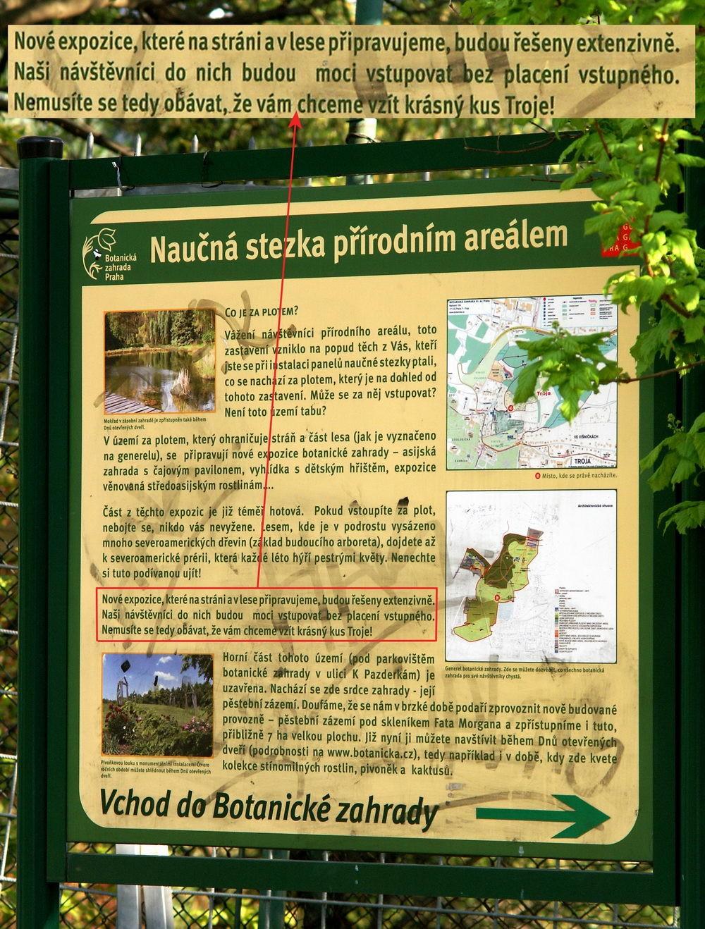 Co slibovala Botanická zahrada* Nové expozice, které na stráni a v lese připravujeme, budou řešeny extenzivně.