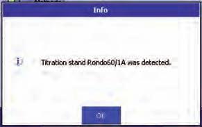 Jednoduché programování a konfigurace systému Automatické vložení konfigurace podavače Rondo do titrátorů