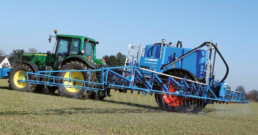 Konstrukce stroje do všech detailů Albatros od firmy LEMKEN se vyznačuje novým a zajímavým vnějším vzhledem. Šedý rám a modrá nádrž dodávají klasickým barvám od firmy LEMKEN novou tvář.