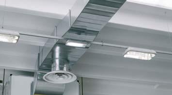 instalace s trubkami o průměru 16 nebo 20 mm, montáž na závěs nebo na elektrifikovanou lištu, lze také instalovat na strop.