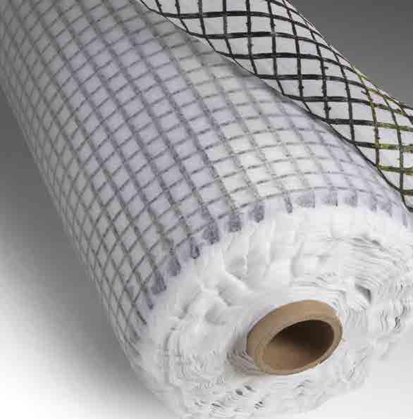 ADFORS GlasGrid CGL je kompozitní materiál složený ze sklovláknité mříže s vysokou pevností a pevnou strukturou, potaženou patentovaným elastomerovým polymerem a z vrstvy netkané textilie.