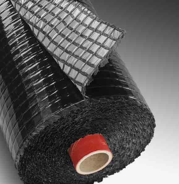 GlasGrid TF 1/2 Všeobecný popis Výztužný systém do asfaltu ADFORS GlasGrid TF (Tack Film) se vyrábí v závodě společnosti Saint-Gobain ADFORS certifikovaného dle ISO 9001:2008 a splňuje všechny