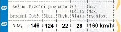 % pro možnost rozkladu musí být provedený výpočet vždy vyšší nebo roven 120 km/h oznam dispečerovi osobní dopravy snížení rychlosti Dvě řešení Výsledek Podle čeho