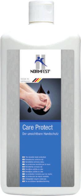 Chemické výrobky Care Protect Neviditelná ochrana rukou č. zboží. 2897-240-1 obsah: 1 litr pleťové vody Care Soft Čisticí emulze na ruce č. zboží. 2897-240-3 obsah: 1 litr Care 2 - péče o pokožku, co má systém 03 Care Lotion Péče o pokožku č.